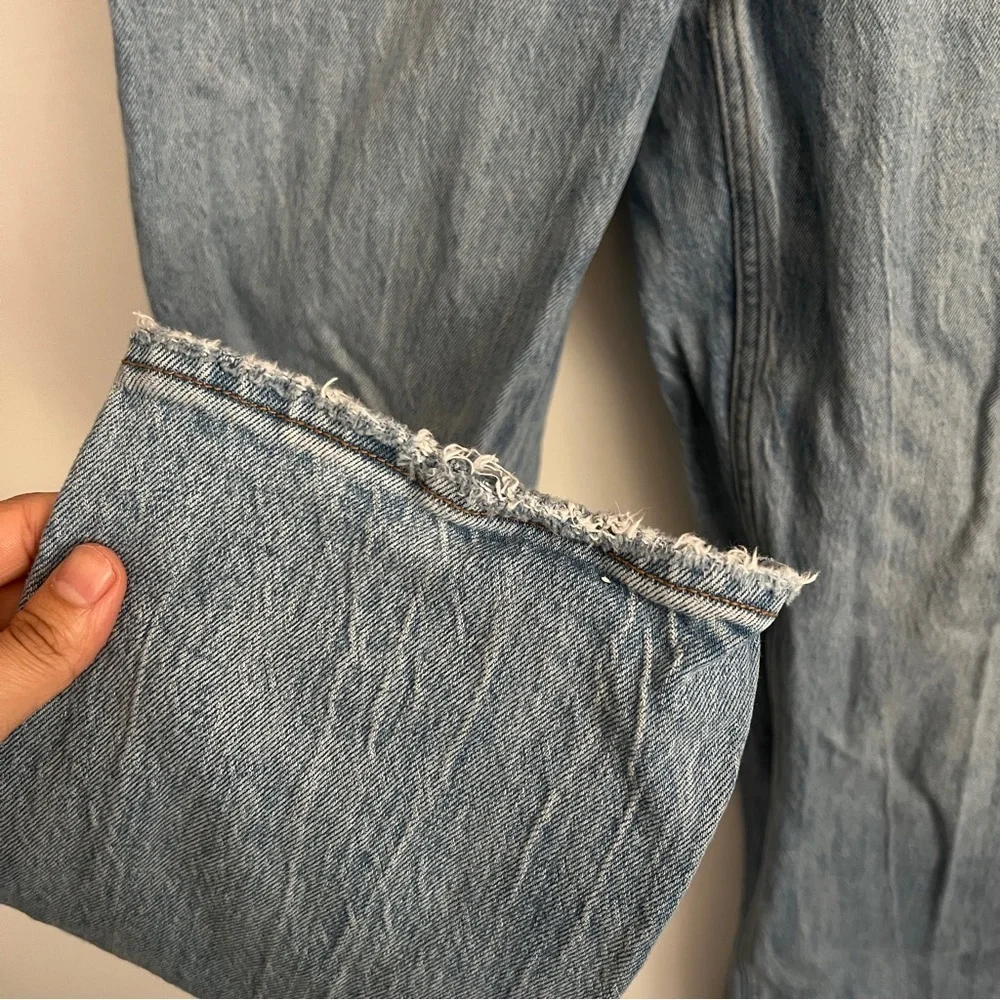 Abercrombie & Fitch The 90s Straight Ultra High Rise Curve Love Jeans-Size 27 - Picture 4 of 7